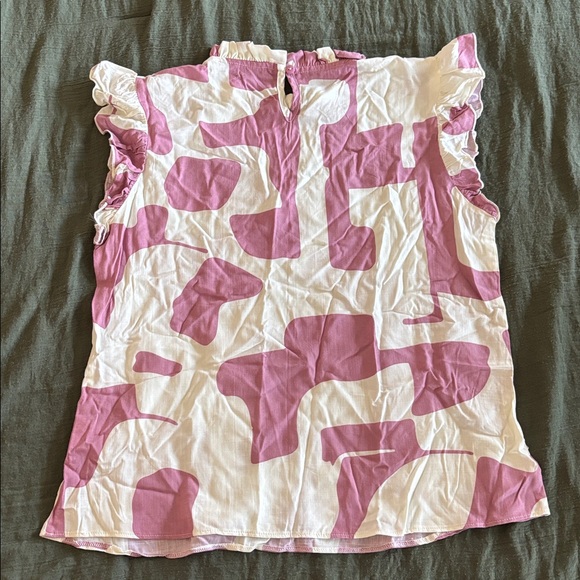 Vertiche Ruffle Sleeve Tank Top - Picture 4 of 6